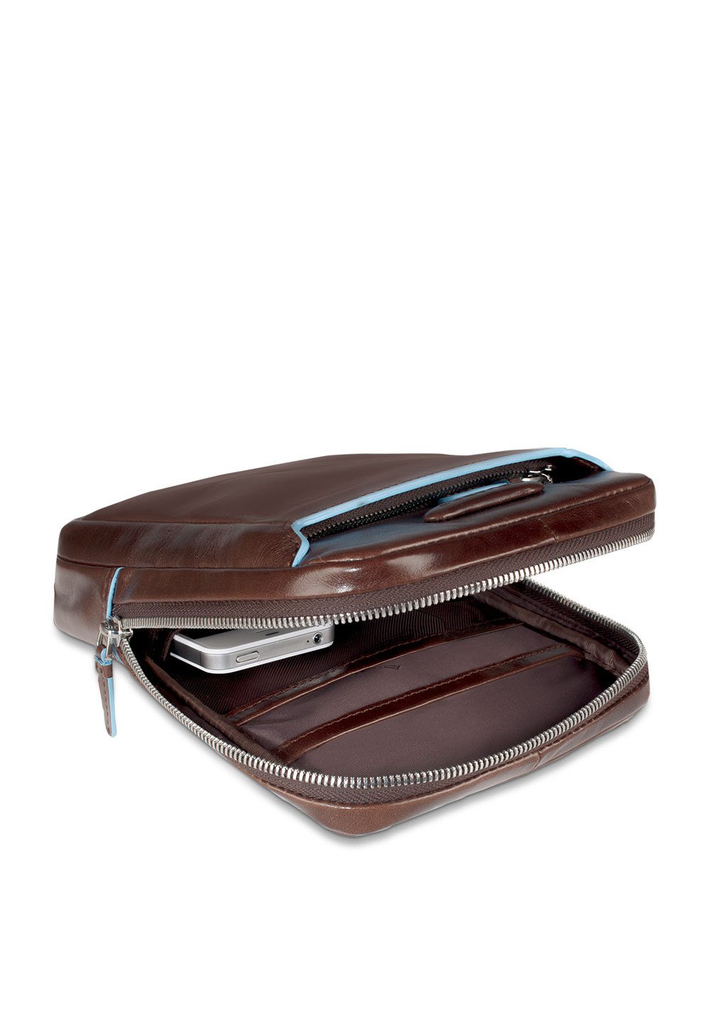 Borsello organizzato porta iPad® Mini Blue Square Piquadro - MYLILLY
