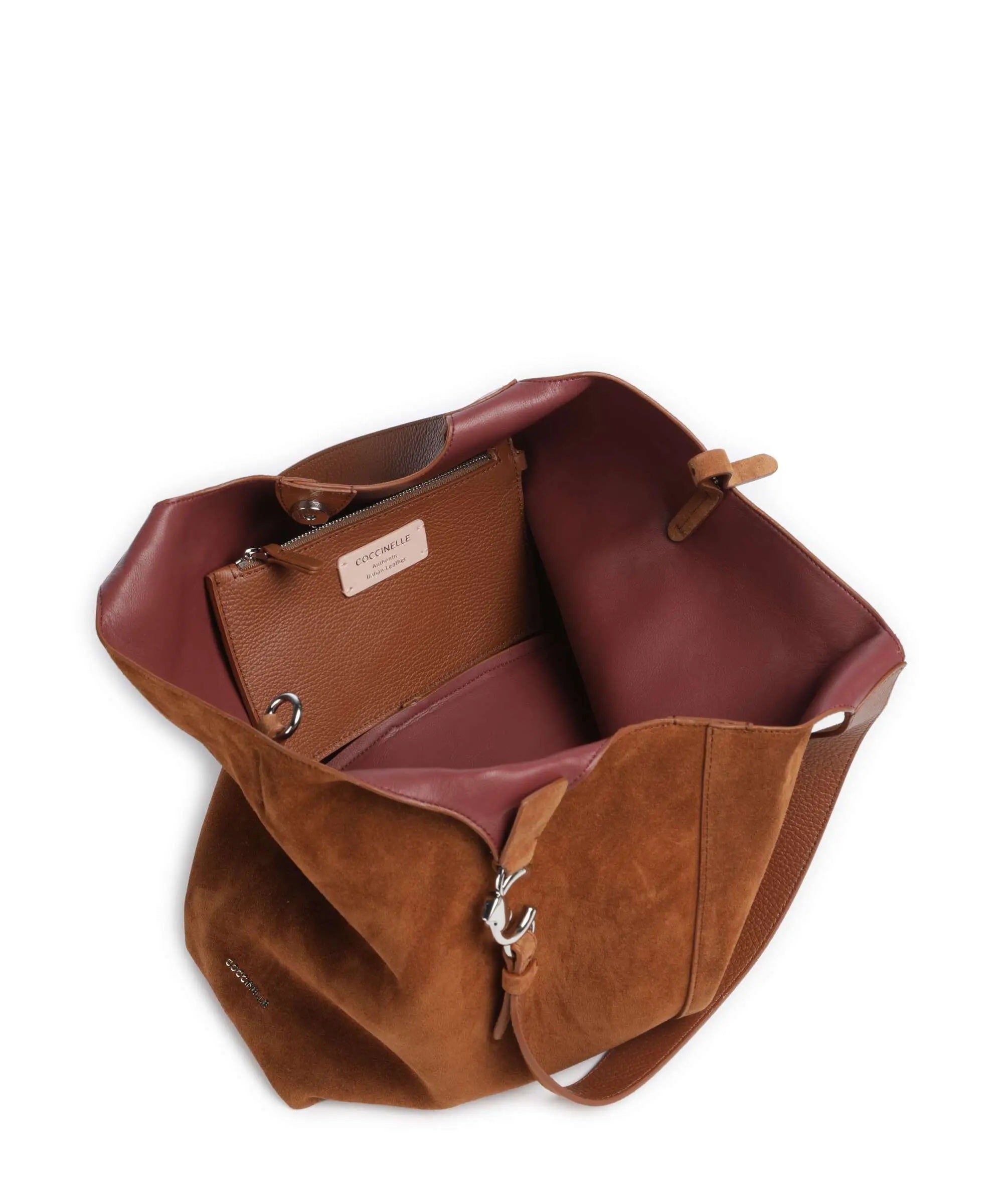 Borsa a spalla C-Easy Suede Large Coccinelle