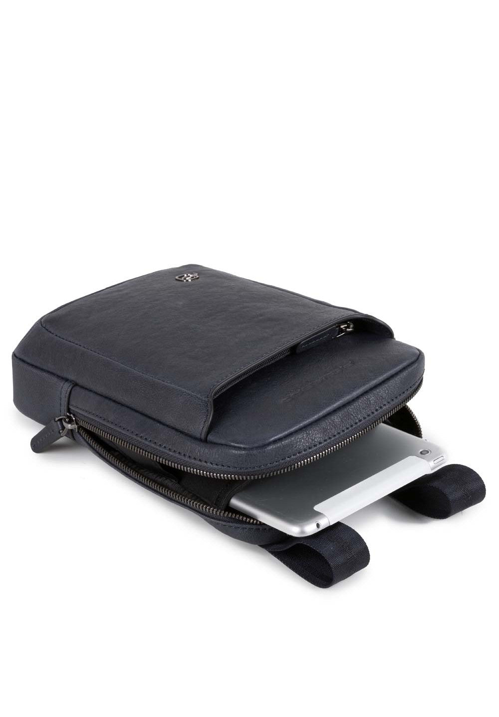 Borsello Black Square per iPad® Mini in pelle Piquadro