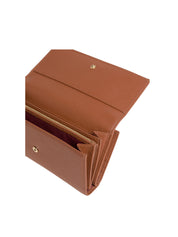Metallic Soft wallet in Coccinelle leather