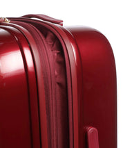 Medium Mandarina Duck trolley with a Logoduck logo, unisex travel accessory, metal handle and smooth surface, ideal for medium trips.