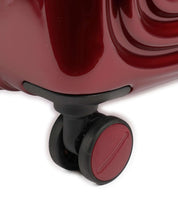 Medium Mandarina Duck Trolley Logoduck metal unisex travel accessory with logo, designed for mid-sized luggage travel.