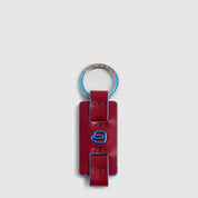 Piquadro Blue Square leather key holder