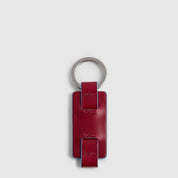 Piquadro Blue Square leather key holder