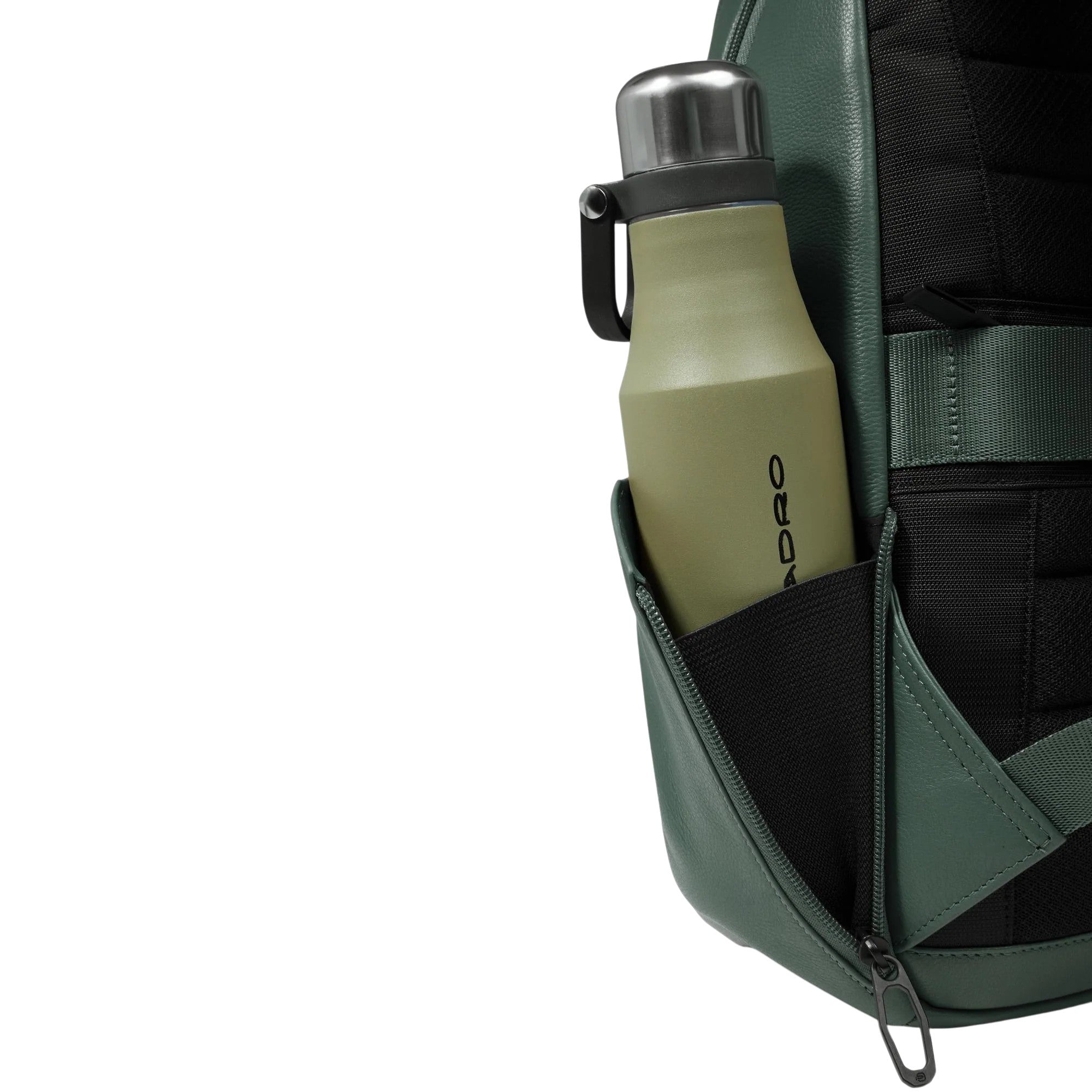 Unisex Piquadro 13-inch Russel laptop backpack with sleek design and multiple compartments, ideal for work and travel.