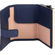 Porta carte Circle in pelle e metallo Piquadro
