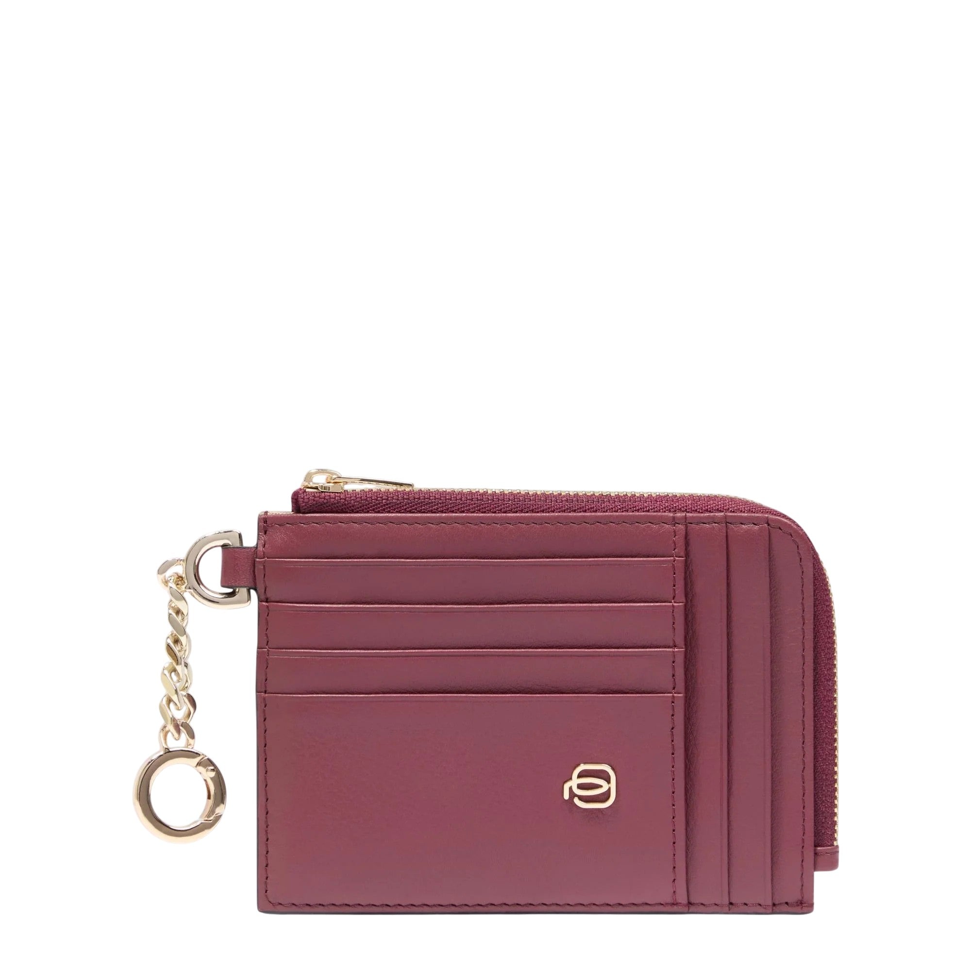 Porta carte credito con portachiavi Circle in pelle Piquadro - MYLILLY