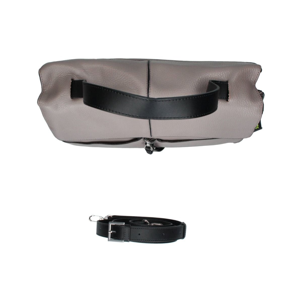Borsa a spalla Clio Satchel L in pelle Rebelle