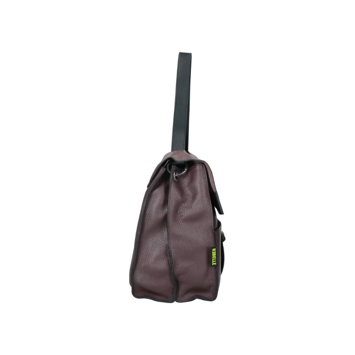Borsa a spalla Clio Satchel L in pelle Rebelle