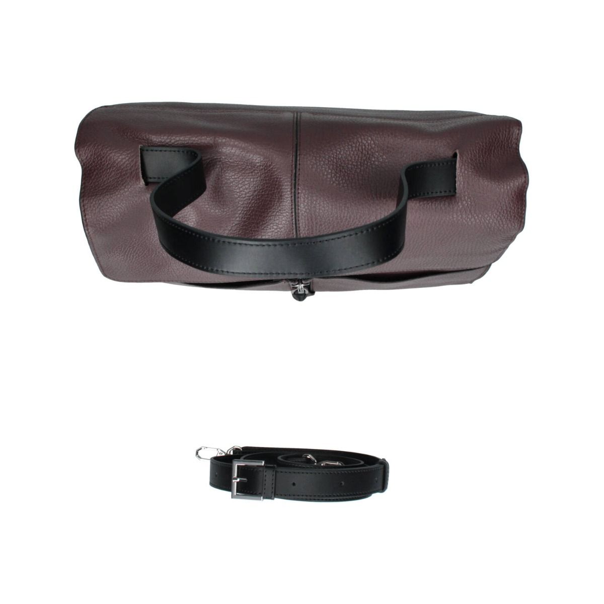 Borsa a spalla Clio Satchel L in pelle Rebelle