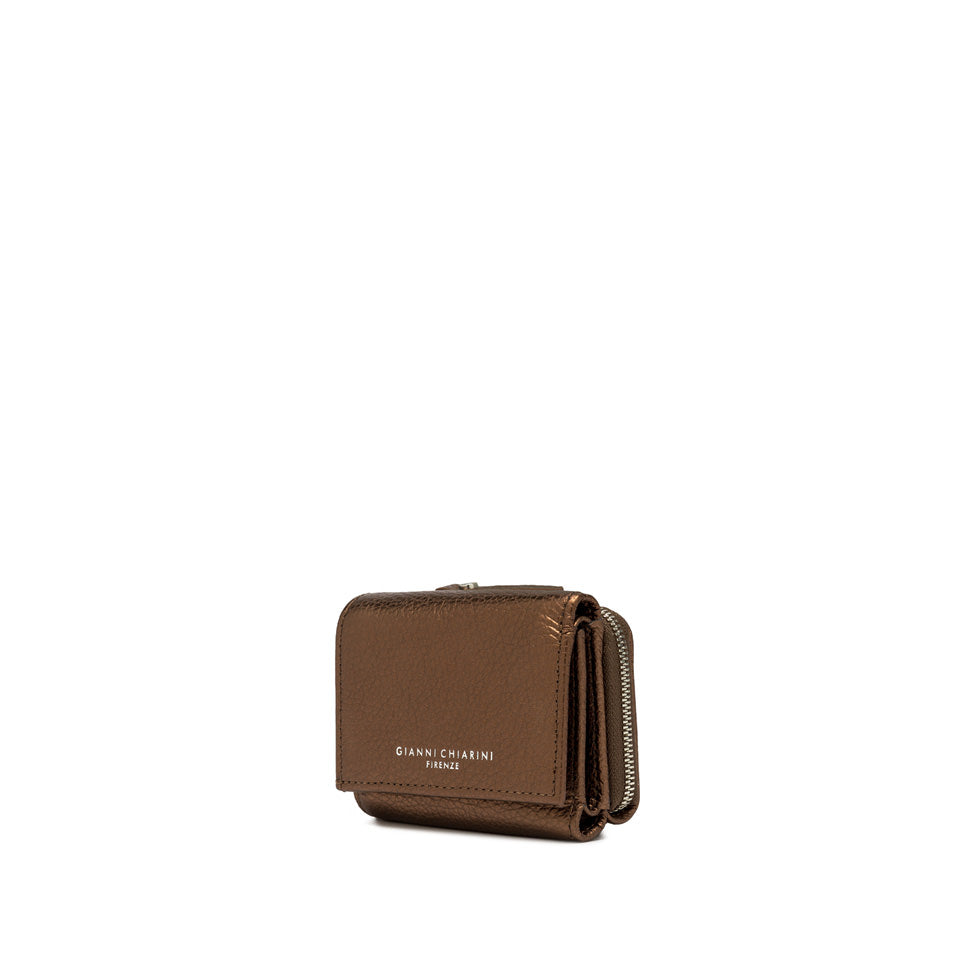 Gianni Chiarini Laminated Dollar Leather Wallet