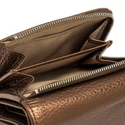 Gianni Chiarini Laminated Dollar Leather Wallet