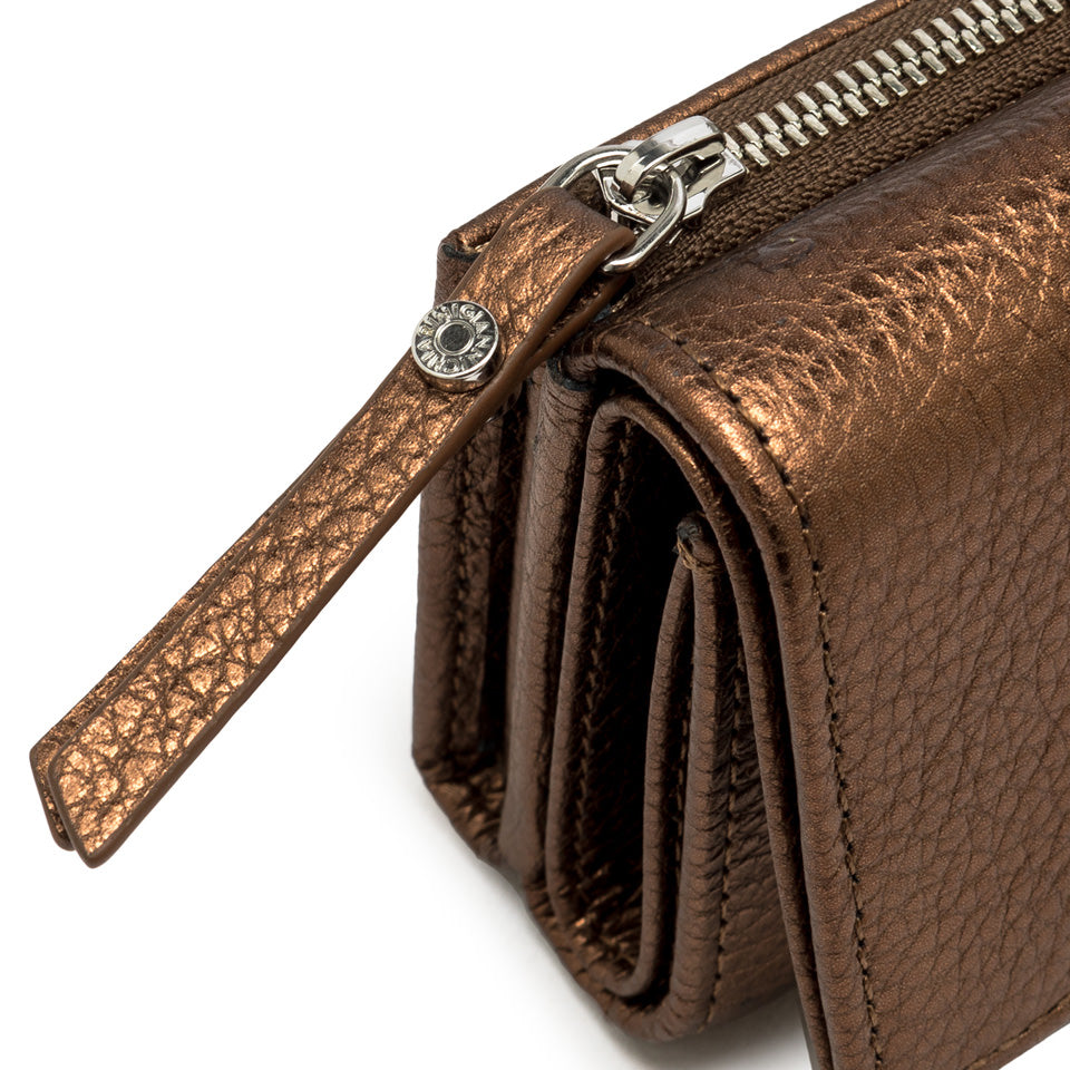 Gianni Chiarini Laminated Dollar Leather Wallet