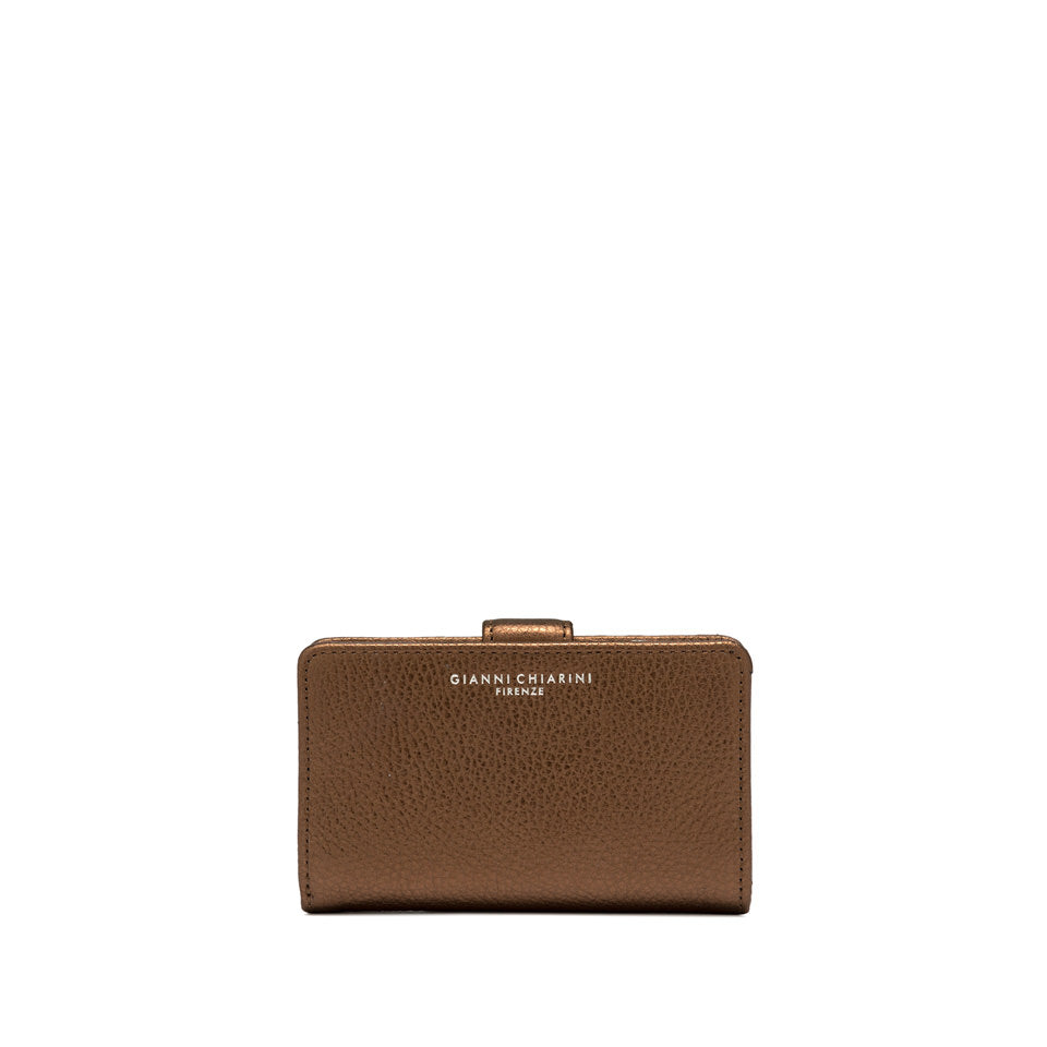 Gianni Chiarini Laminated Dollar Leather Wallet