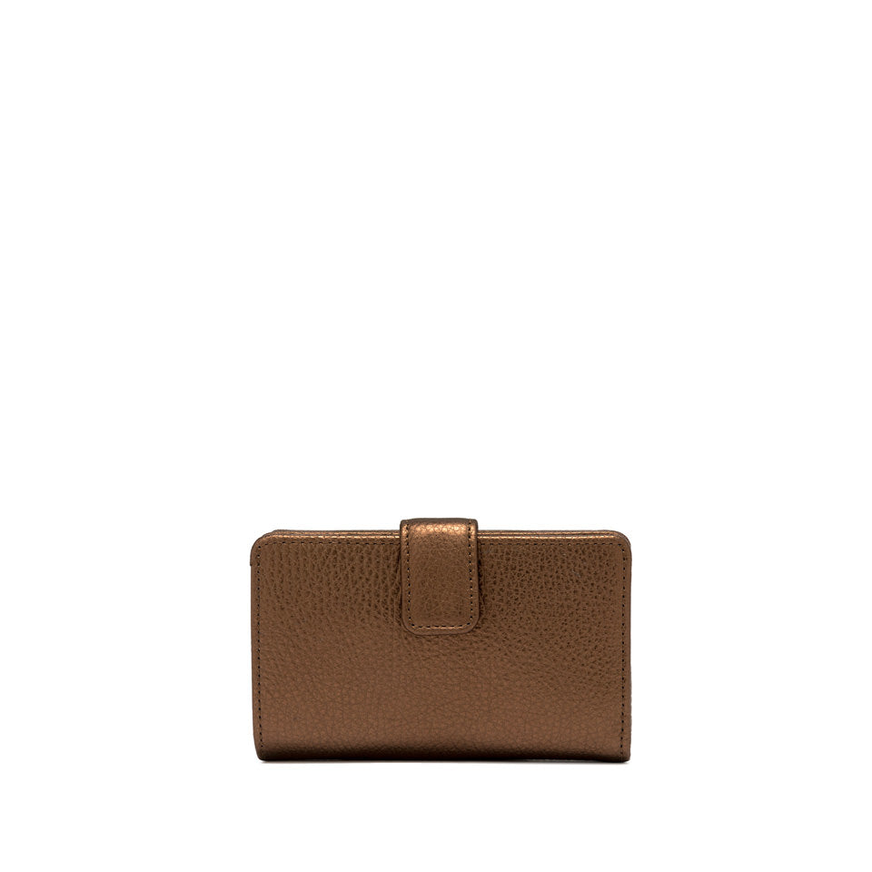 Gianni Chiarini Laminated Dollar Leather Wallet