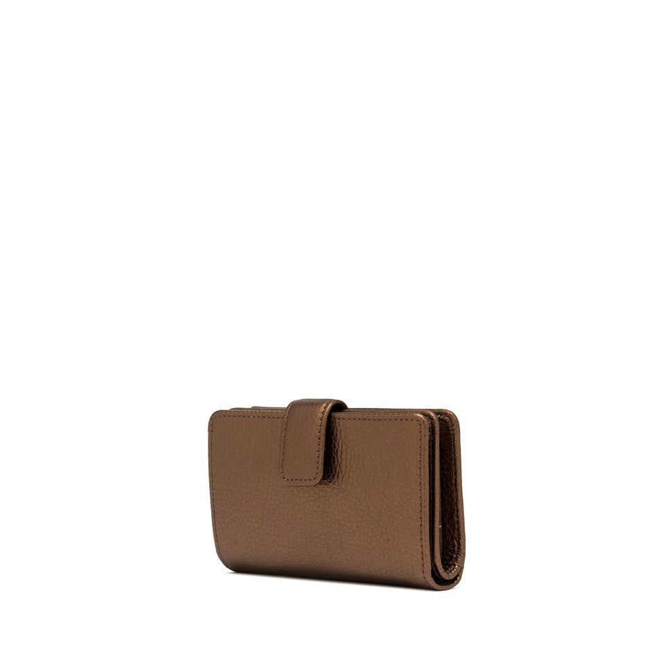 Gianni Chiarini Laminated Dollar Leather Wallet
