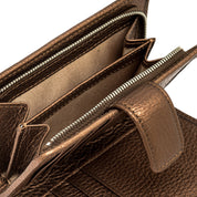 Gianni Chiarini Laminated Dollar Leather Wallet