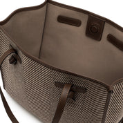 Borsa Shopping Marcella in tessuto spigato Gianni Chiarini