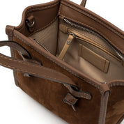 Borsa a mano Miss Marcella in pelle scamosciata Gianni Chiarini
