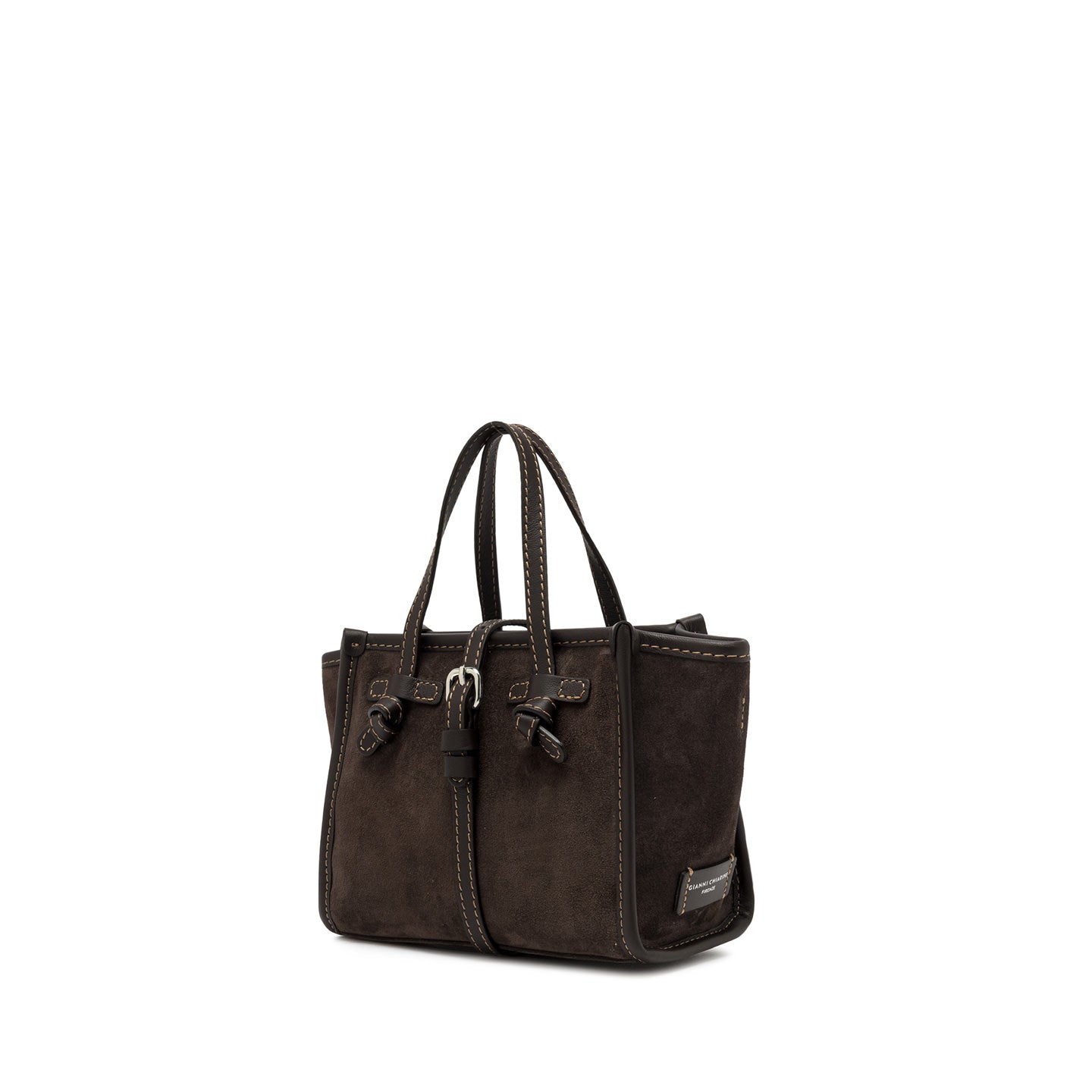 Borsa a mano Miss Marcella in pelle scamosciata Gianni Chiarini