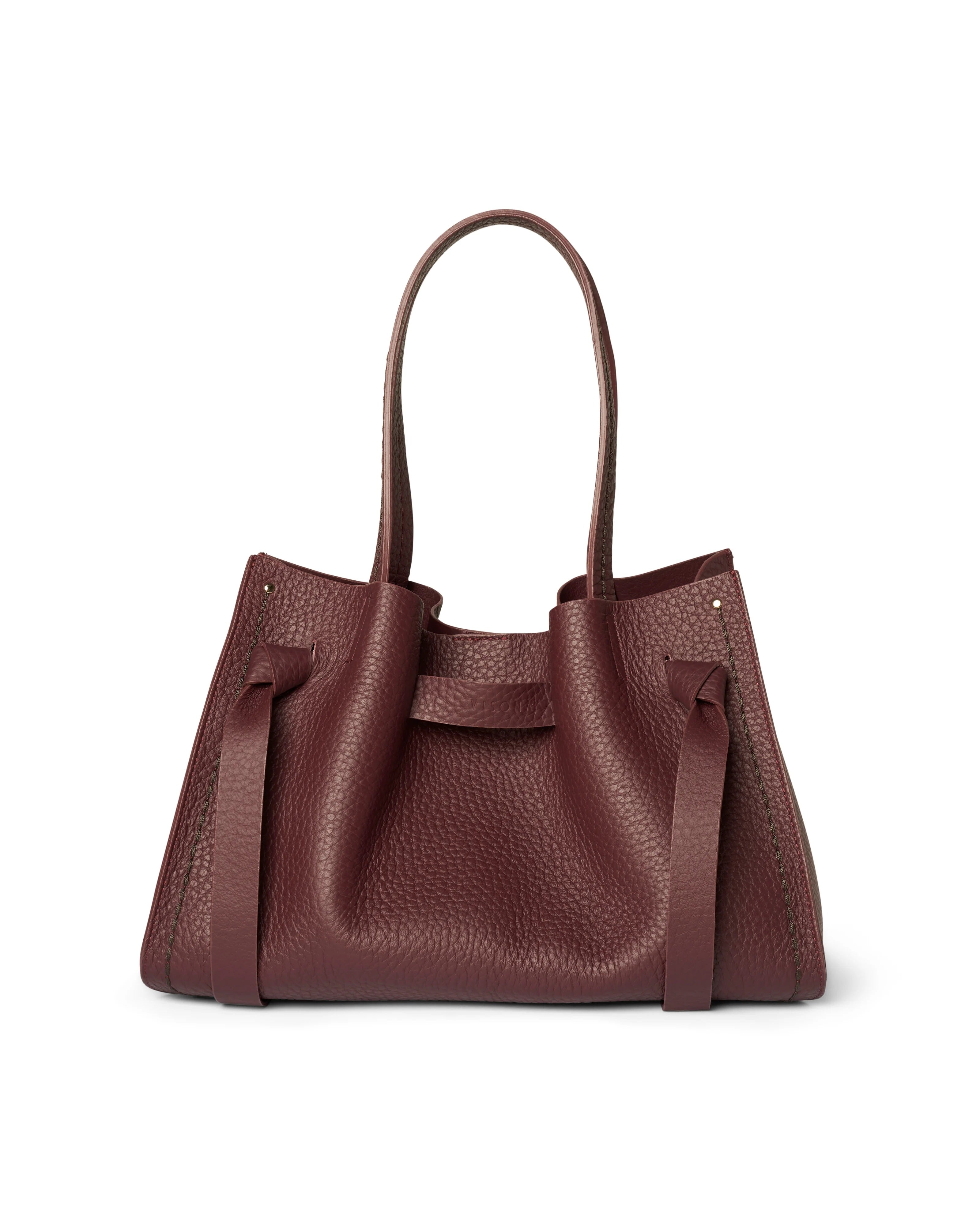 Plinio Visonà Vittoria leather shoulder bag