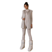 Gilet lungo in pelliccia Kaos