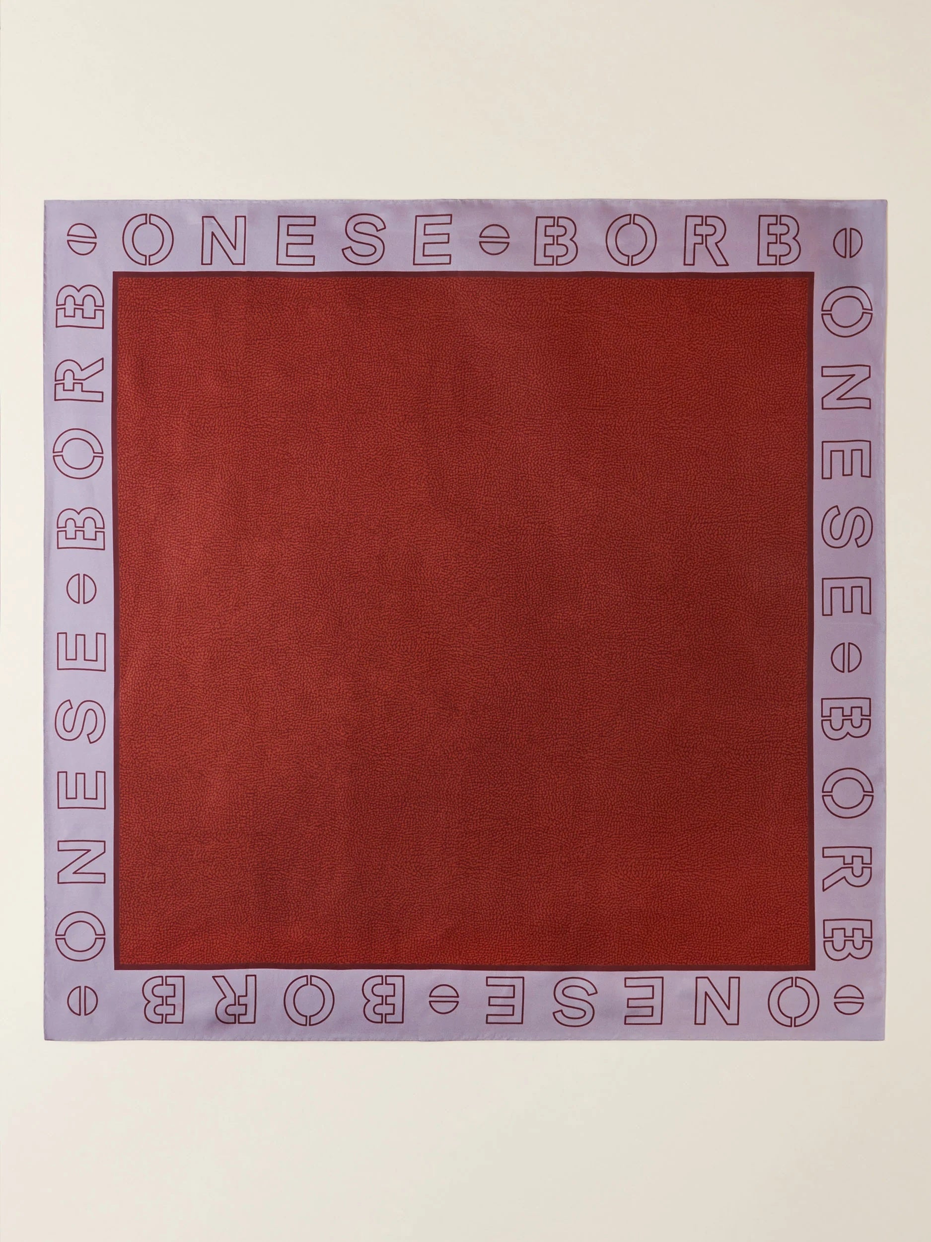 Foulard Op Logo Outline Borbonese