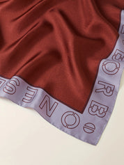 Foulard Op Logo Outline Borbonese
