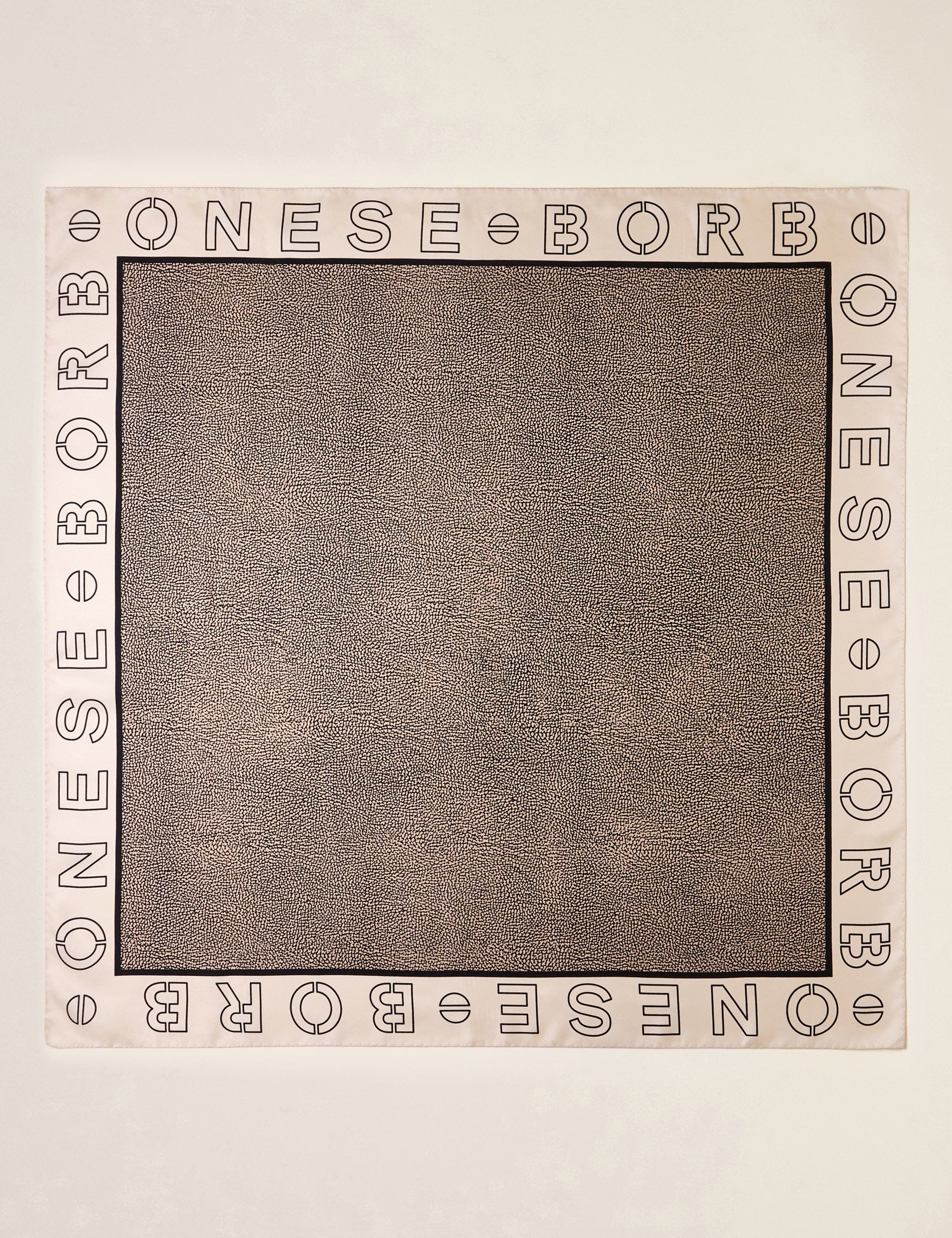 Foulard Op Logo Outline Borbonese - MYLILLY