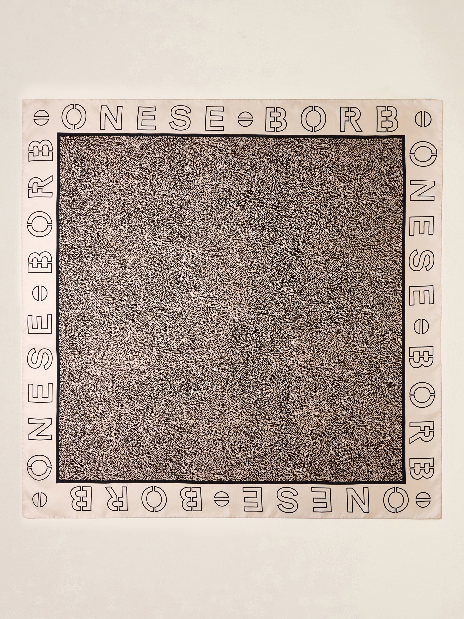 Foulard Op Logo Outline Borbonese - MYLILLY