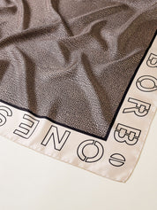 Foulard Op Logo Outline Borbonese - MYLILLY