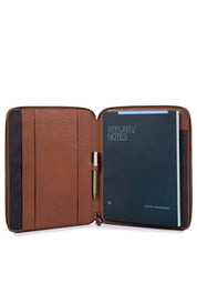 Portablocco sottile A4 con lampo Black Square Piquadro