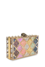 Crystal Quilt Box Clutch Kurt Geiger - MYLILLY