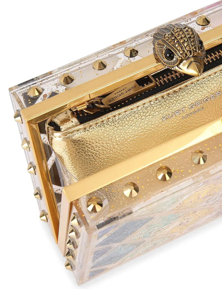 Crystal Quilt Box Clutch Kurt Geiger - MYLILLY
