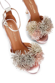 Pom Pom Ankle Tie Sandal Kurt Geiger