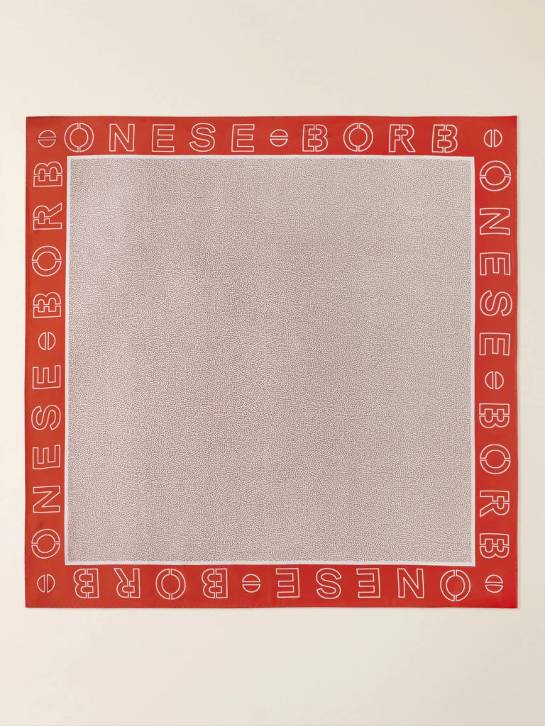 Foulard Op Logo Outline Borbonese