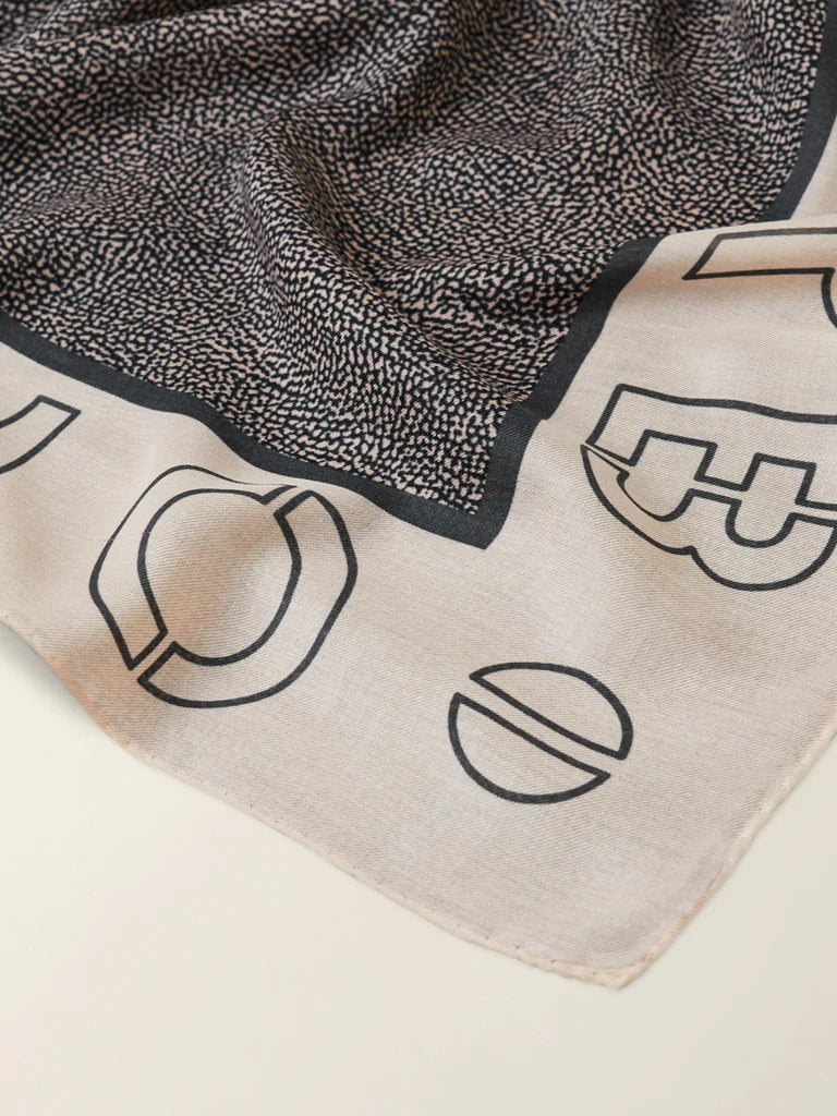 Sciarpa Op Logo Outline Borbonese