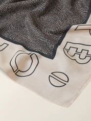 Sciarpa Op Logo Outline Borbonese