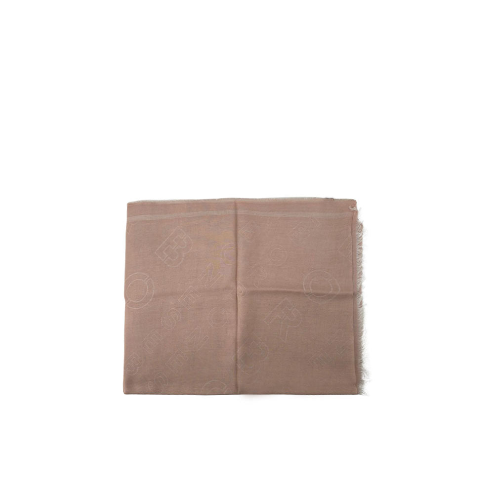 Stola Logo Outline Jacquard Borbonese