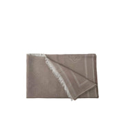 Scarf Logo Outline Jacquard Borbonese
