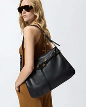 Pinko Borsa Belt Bag in big pink color, stylish women's shoulder and crossbody accessory with adjustable strap.