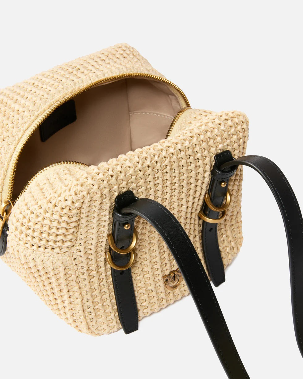 Borsa Cubic Rafia Pinko