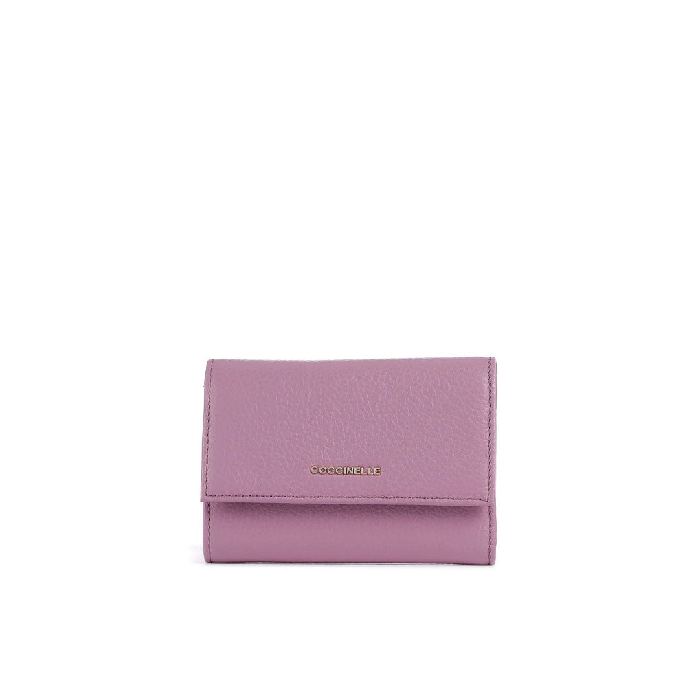 Portafoglio Metallic Soft in pelle Coccinelle