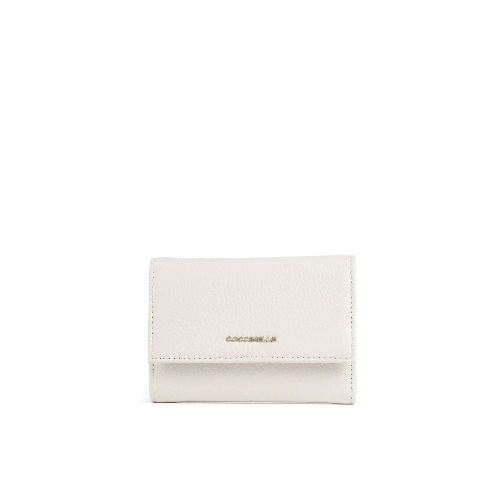 Portafoglio Metallic Soft in pelle Coccinelle