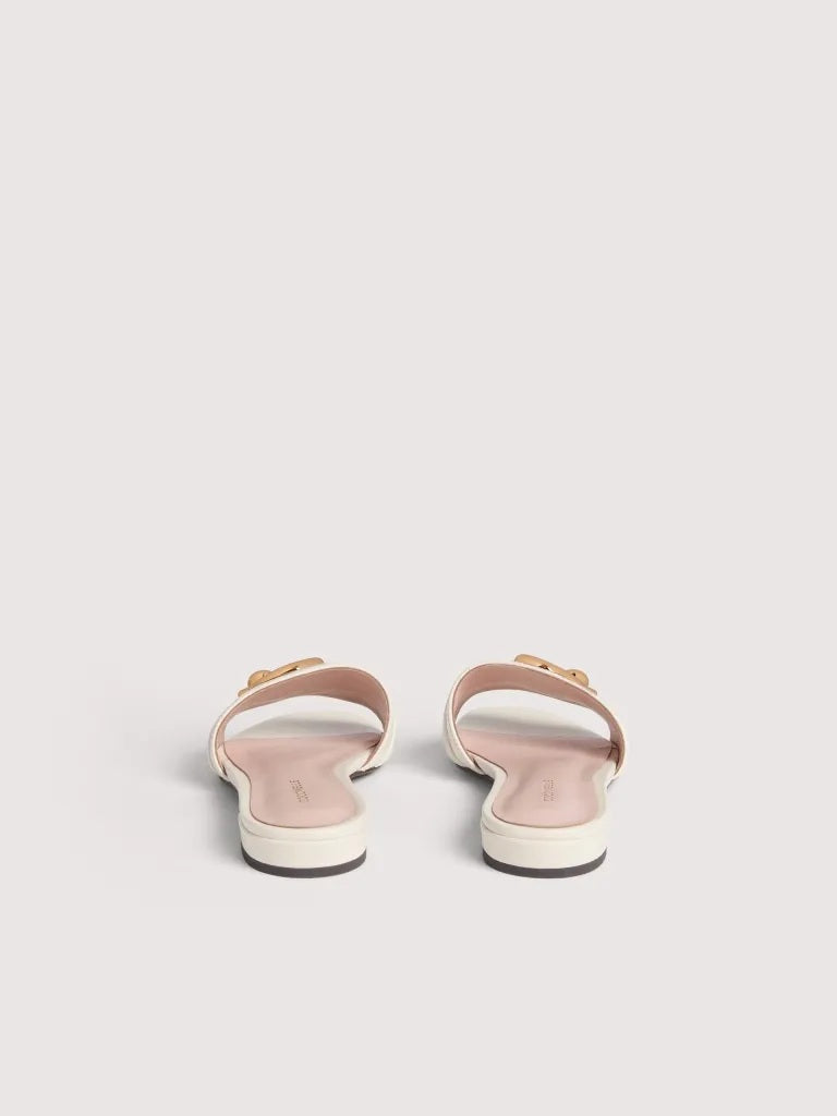 Coccinelle women's Sandali C-Me Coccinelle with open toe straps and ankle buckle, in neutral tones, stylish summer footwear