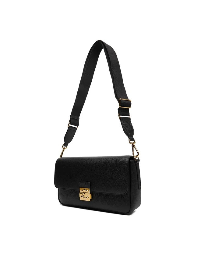 Coccinelle C-Me Lock leather shoulder bag