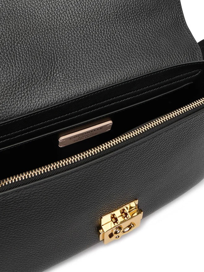 Coccinelle C-Me Lock leather shoulder bag