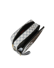 Cream And Brown Tear Check Toiletry Bag Sprayground