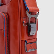 Borsa porta pc e iPad®Pro 12.9" Blue Square in pelle Piquadro