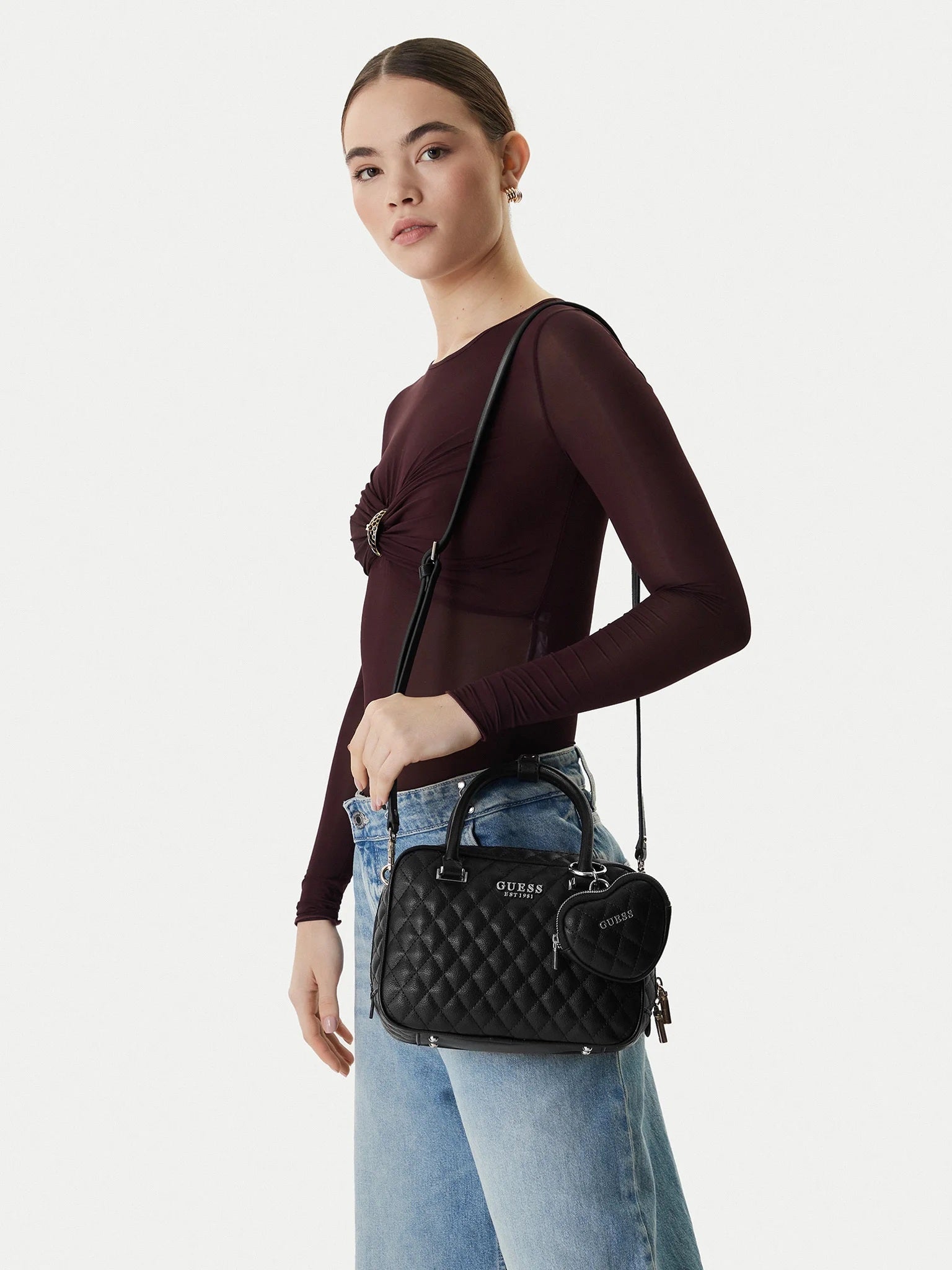 Atabey Box Satchel Guess - MYLILLY